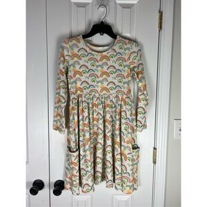 Charming Mary Girls Rainbow Dress Size 12 y